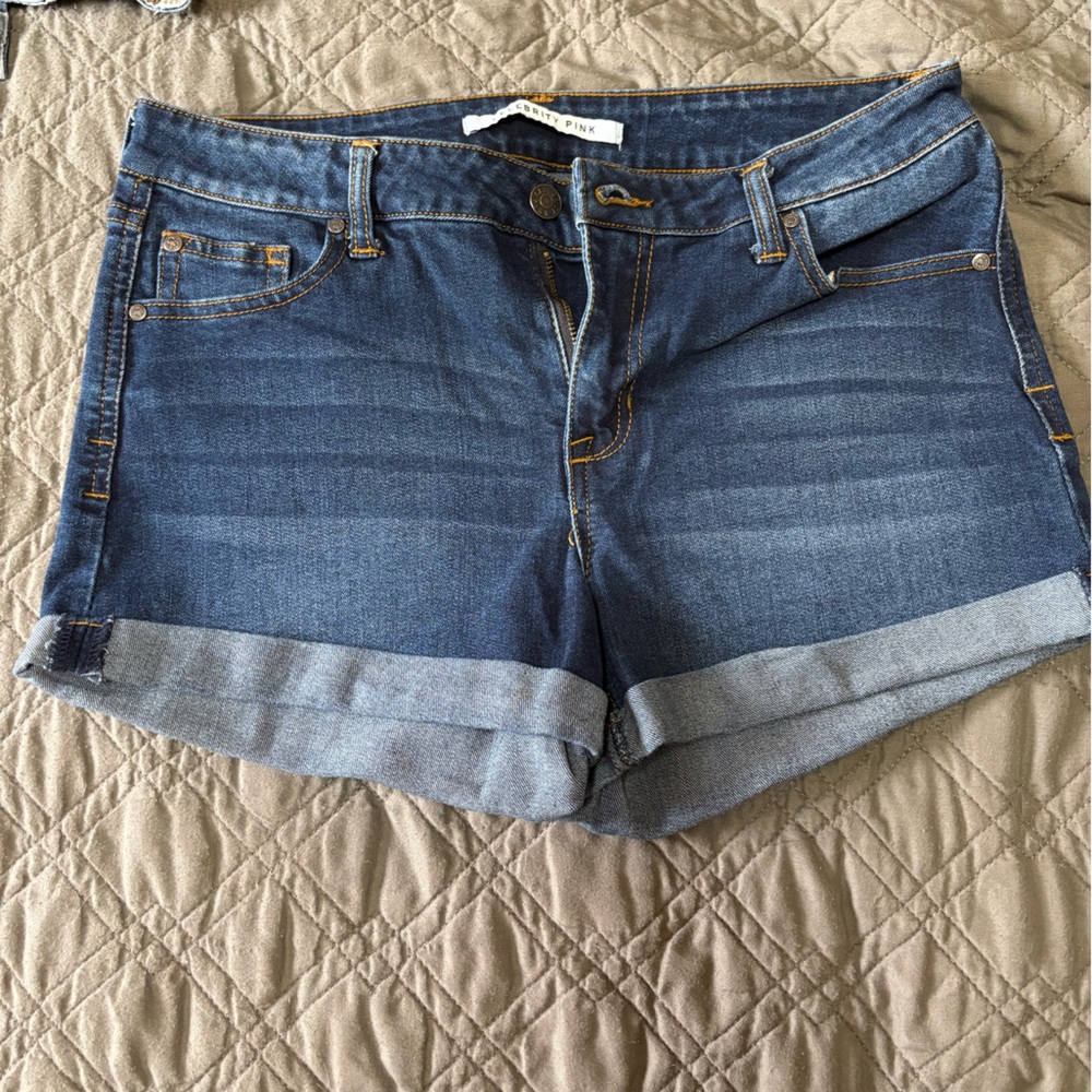 Celebrity Pink Blue Jean Shorts
